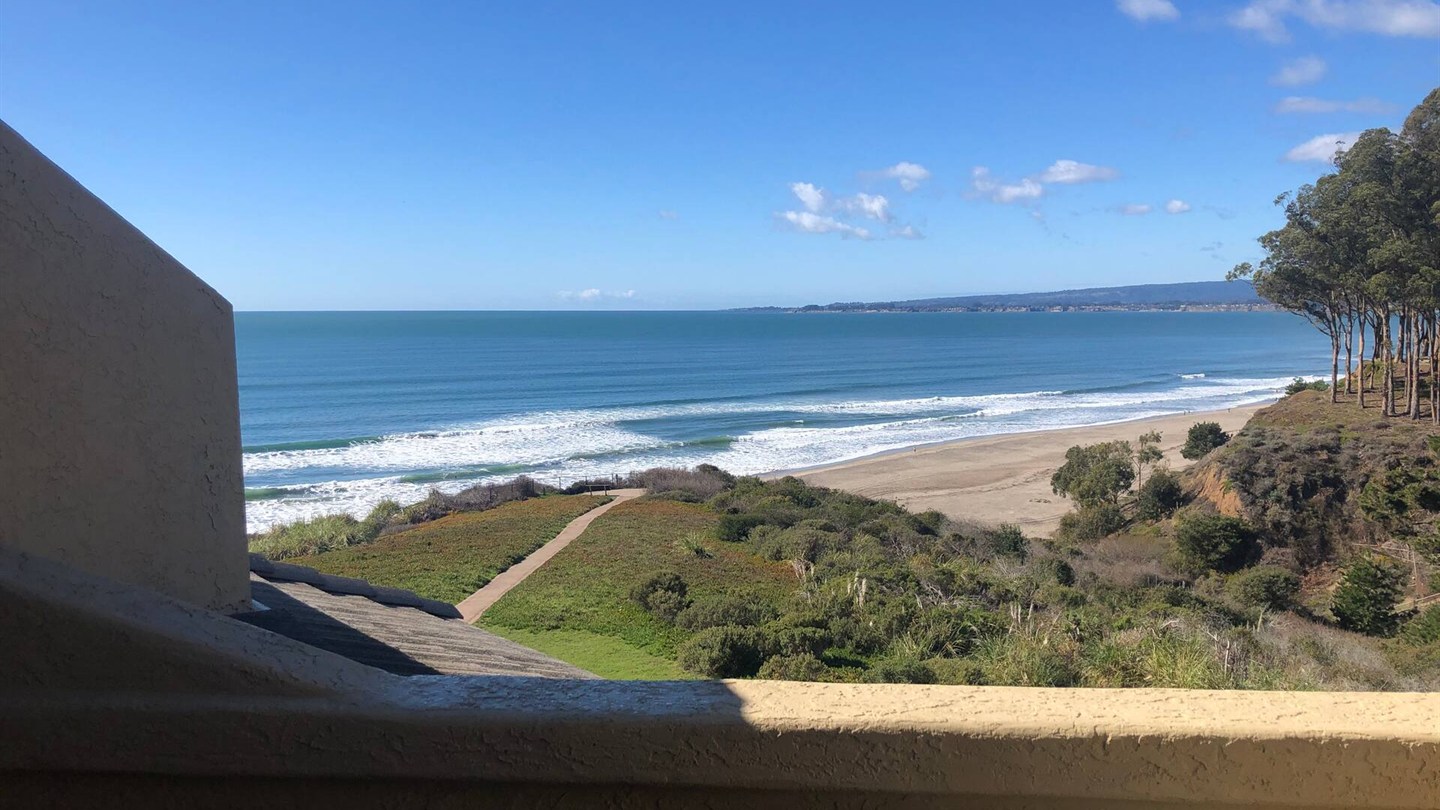 White-water view from the private Unit 52 upper balcony